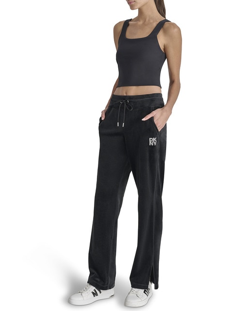 Imagen 0 de Jogger de mujer con cinturón de cordón y bolsillos laterales