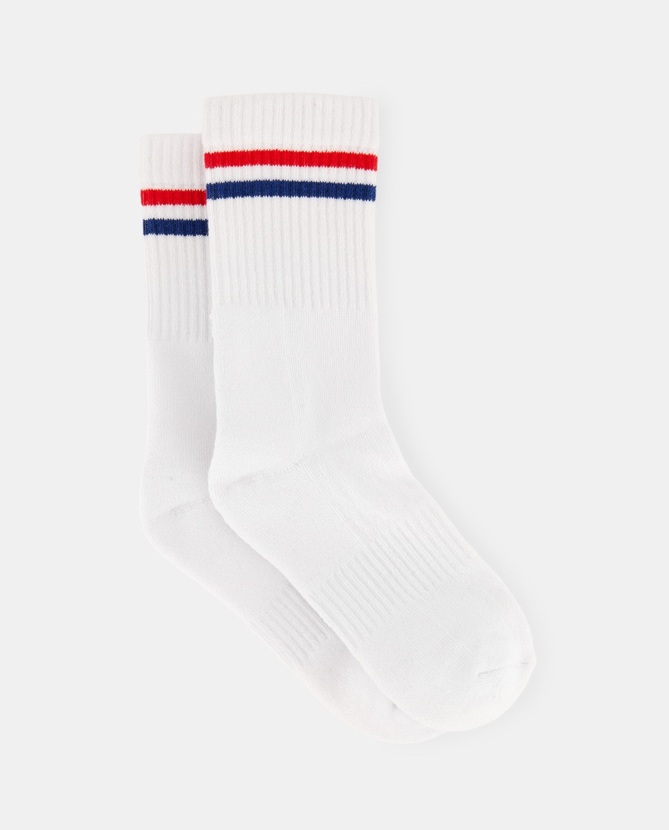 Pack 3 calcetines deporte fantasia infantil Blanco-1