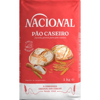Farinha Preparada para Pão Caseiro embalagem 1 kg - Nacional