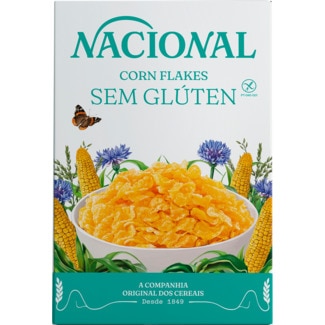 Corn Flacks sem Glúten embalagem 375 g - Nacional