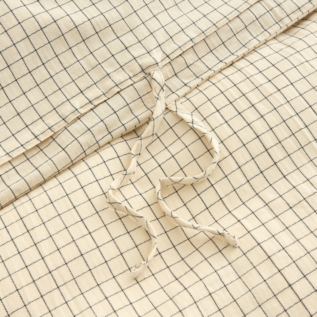 Conjunto de Capa de Edredão de Algodão Tiset Antracite-3