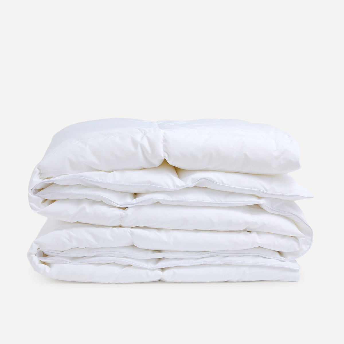 Edredão Nórdico Nível Térmico 2 de Fibra Clássico Tacto Suave Branco-1