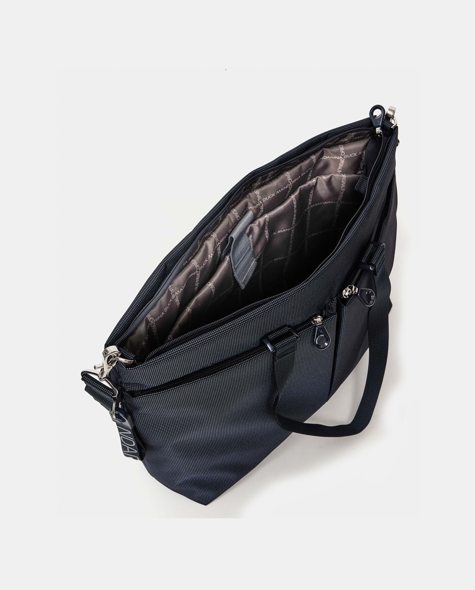 Mala Shopper com Várias Alças Azul-4