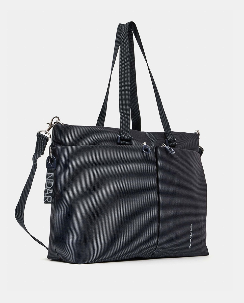 Mala Shopper com Várias Alças Azul-2