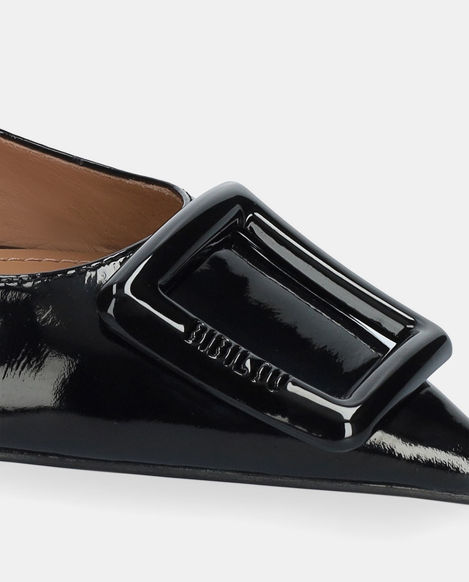 Sapatos de Salto em Pele com Salto Raso 3