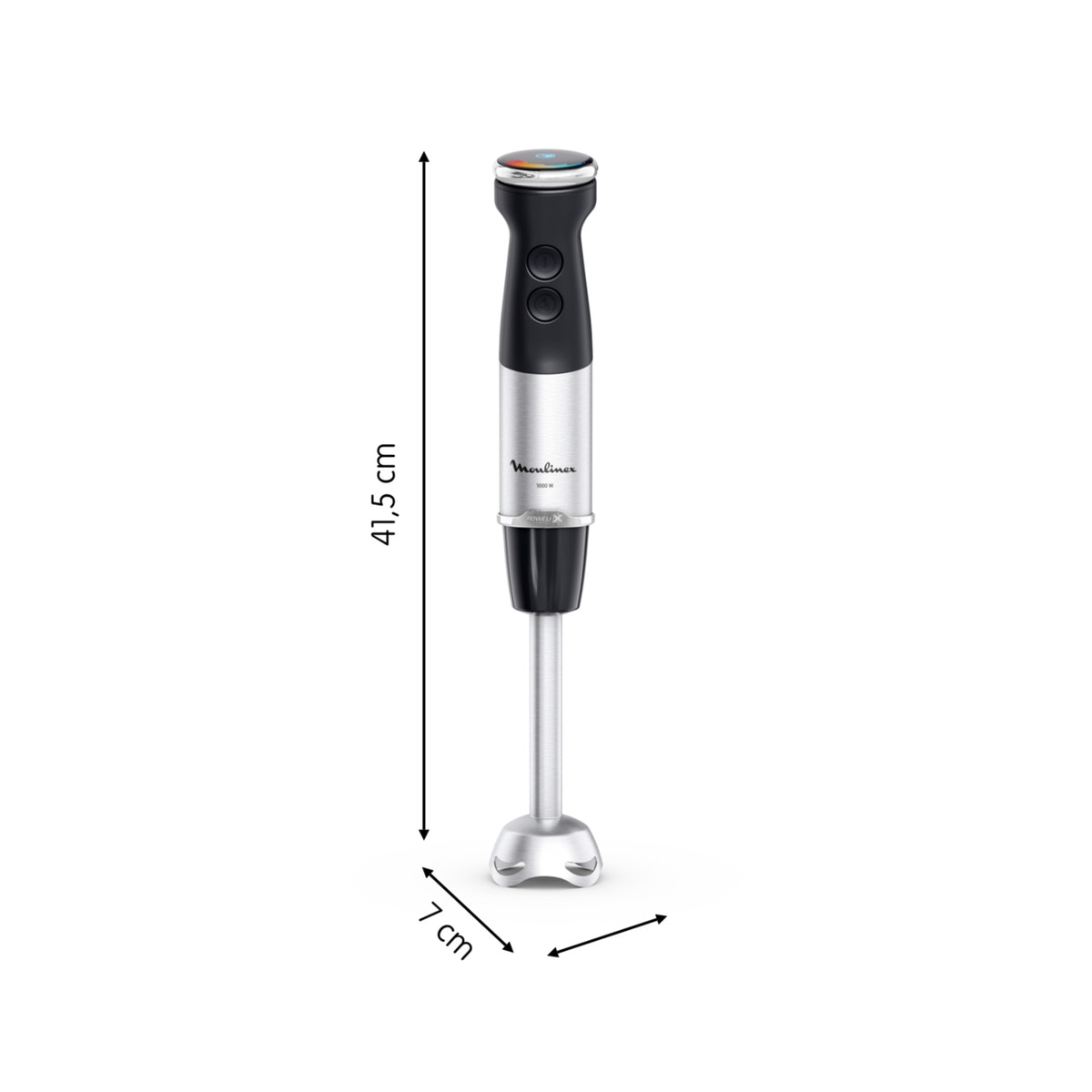 Batidora de Pie Moulinex Quickchef+ DD6748, Tecnología Powelix, 20 Velocidades Negro-3