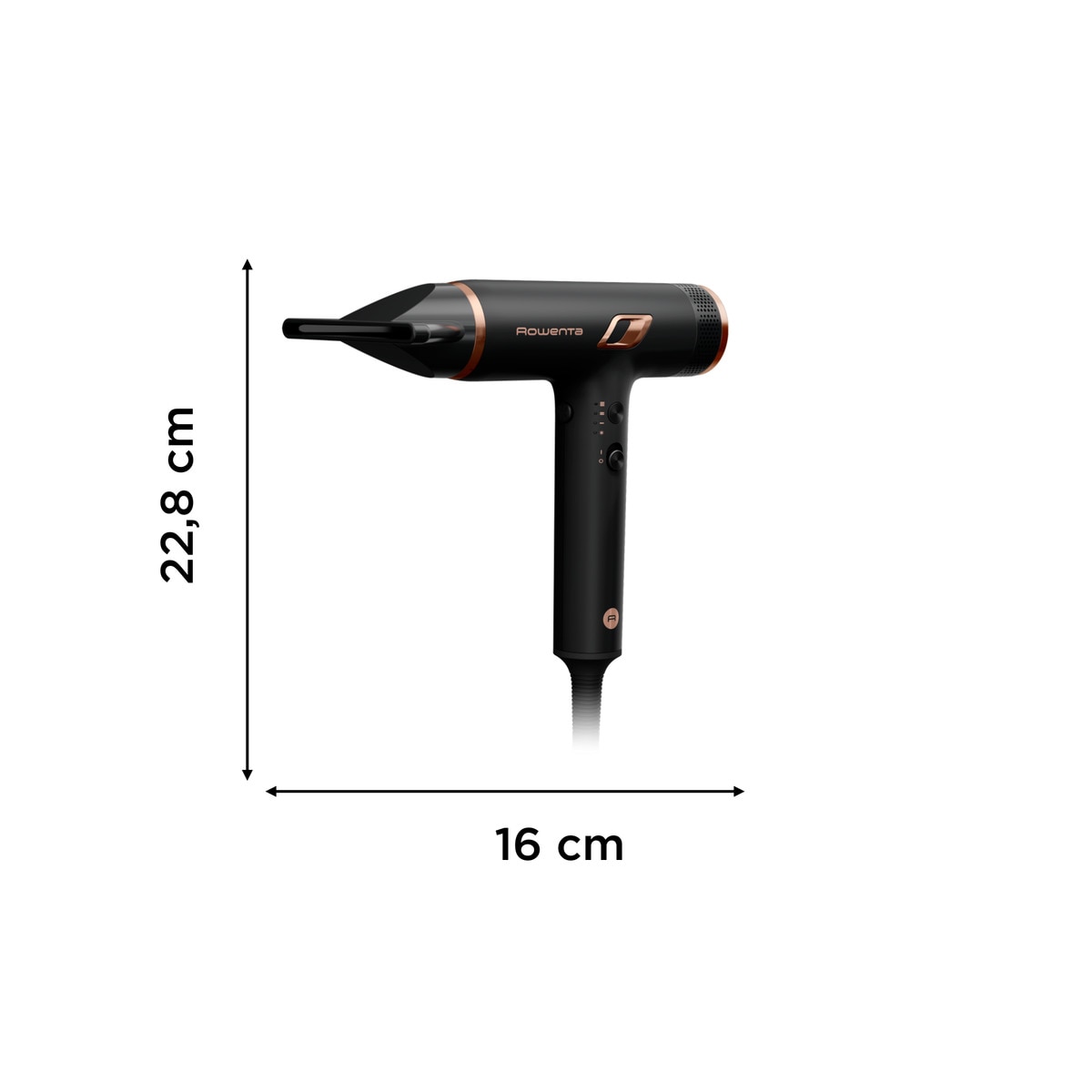 Secador de pelo Rowenta Nano con motor Brushless Negro-3