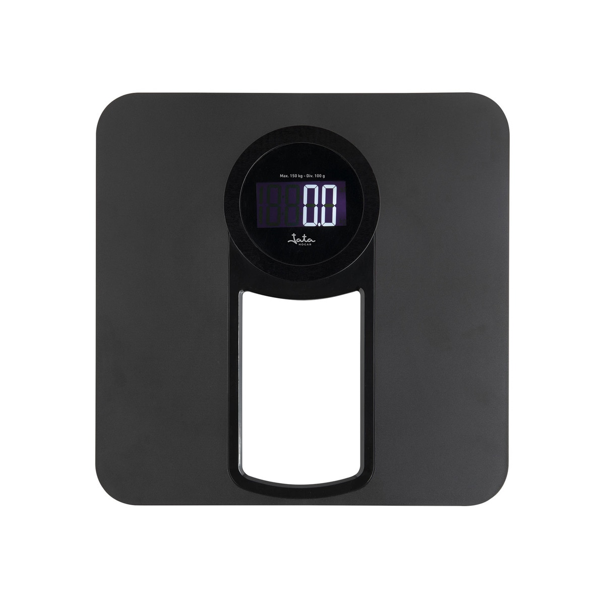 Báscula de baño electrónica Hbas Jata Negro-1