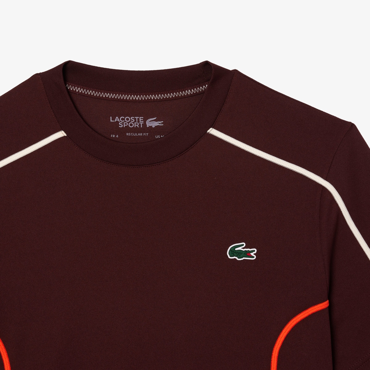 T-shirt de Ténis de Homem Ultra-Dry Castanho-5