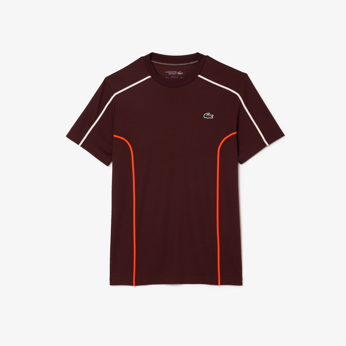 T-shirt de Ténis de Homem Ultra-Dry Castanho-4