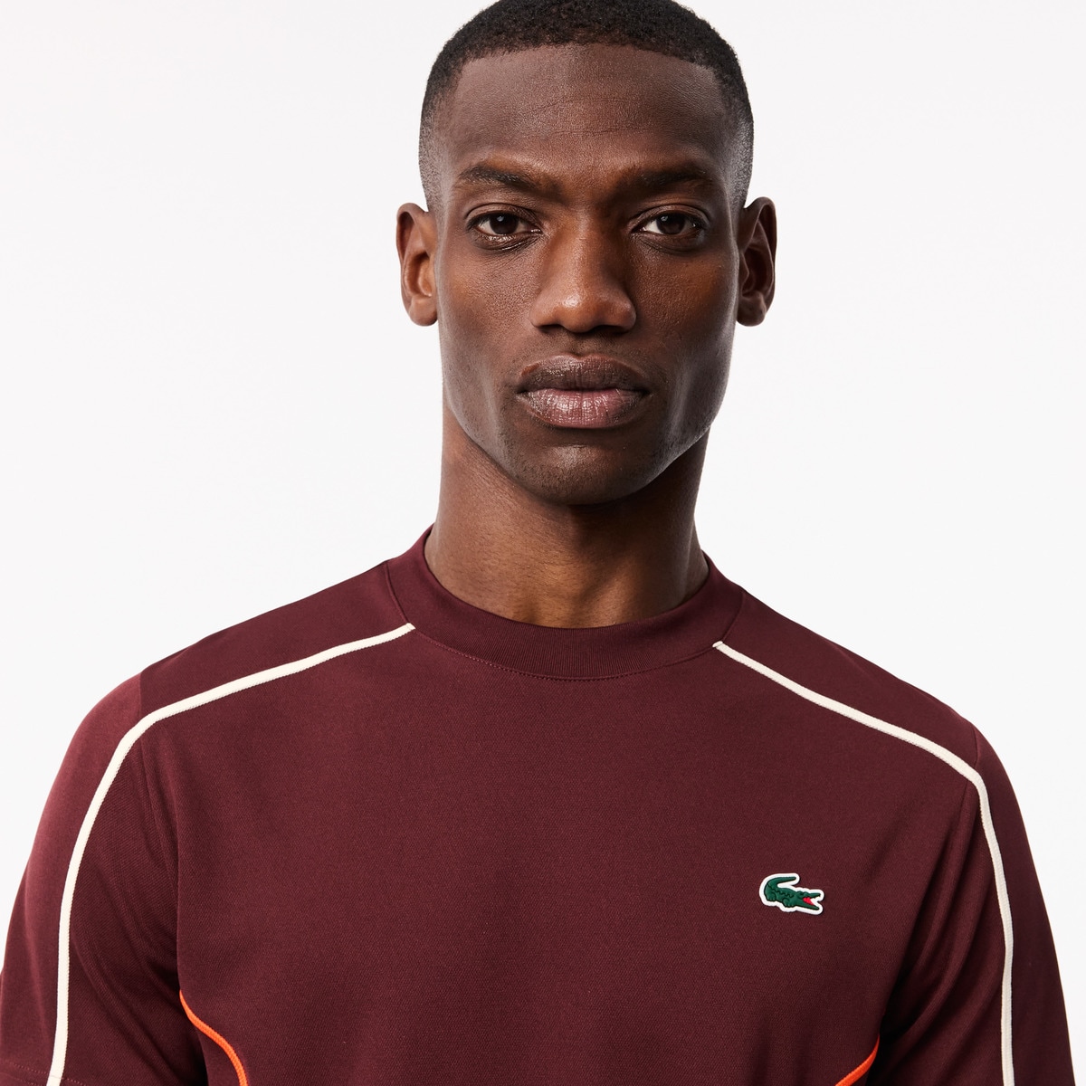 T-shirt de Ténis de Homem Ultra-Dry Castanho-2