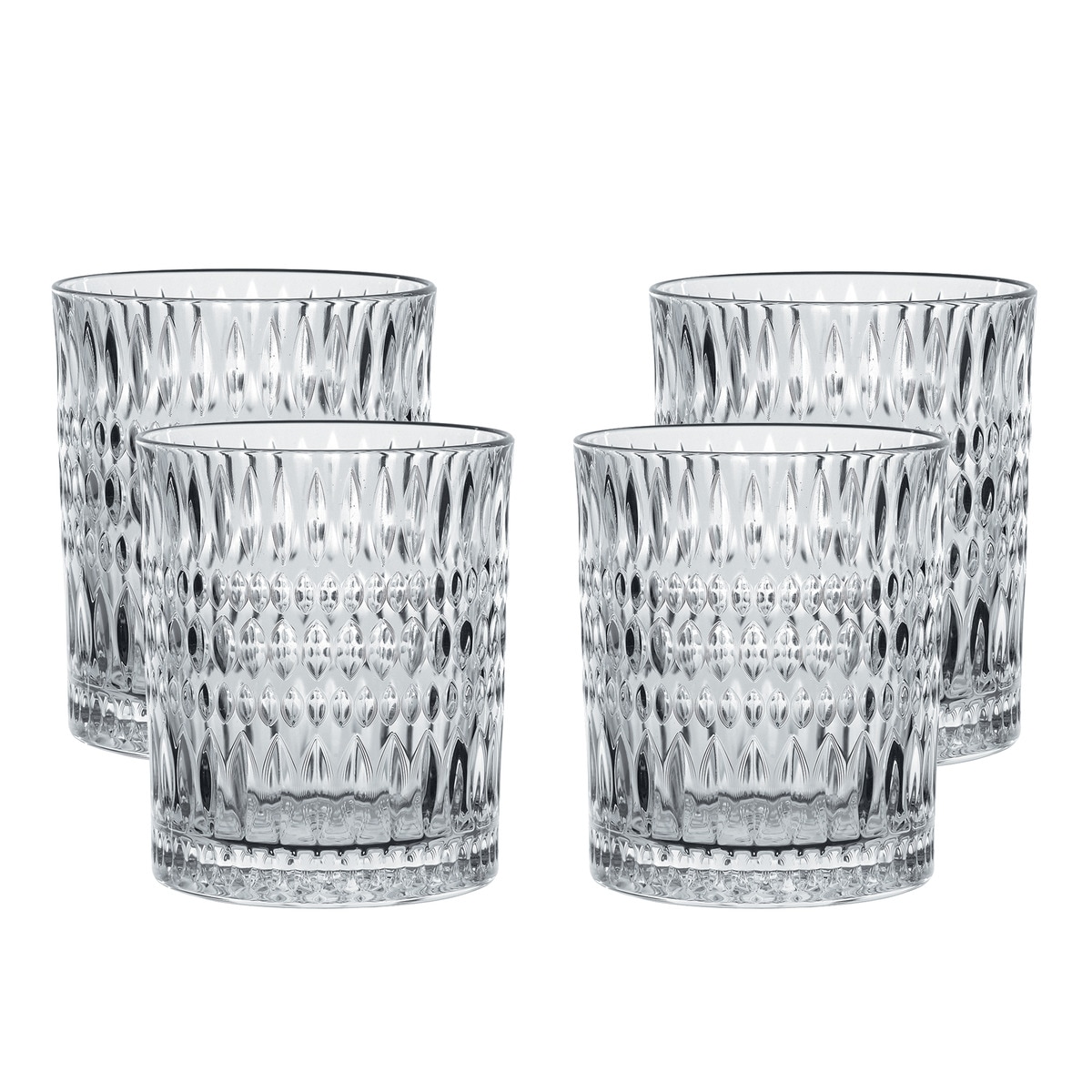 Imagem 0 de Conjunto de 4 Copos Baixos de Cristal Ethno