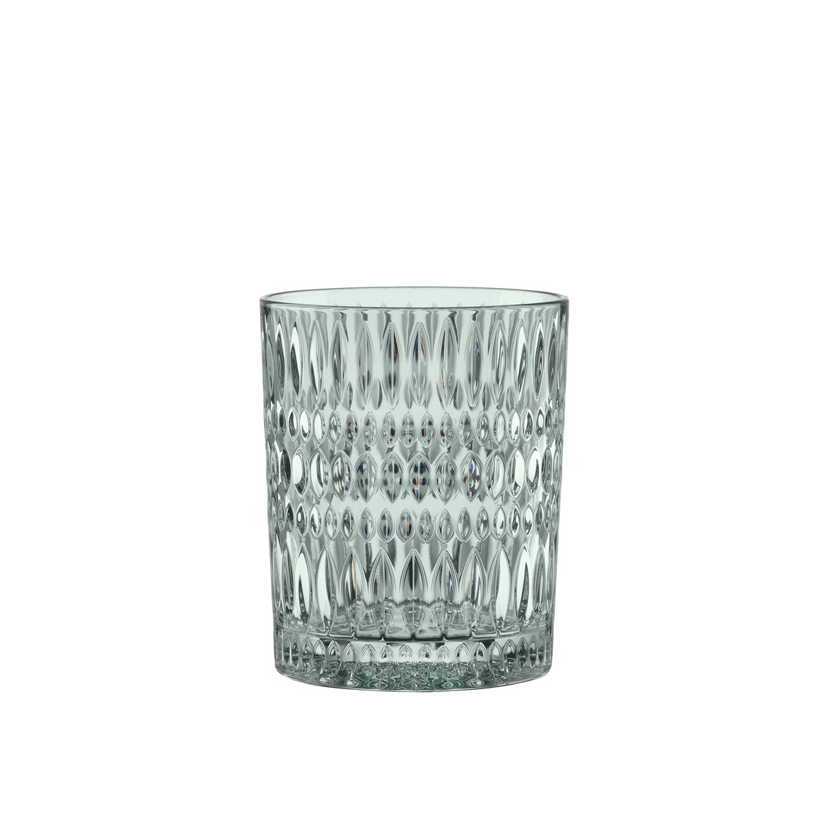 Conjunto de 2 Copos Baixos de Cristal Ethno Verde-2