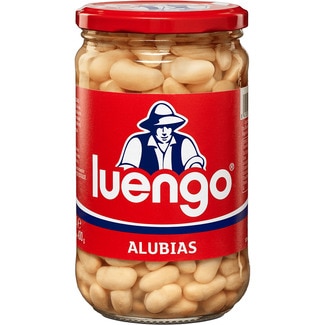 alubia blanca cocida frasco 400 g - Luengo