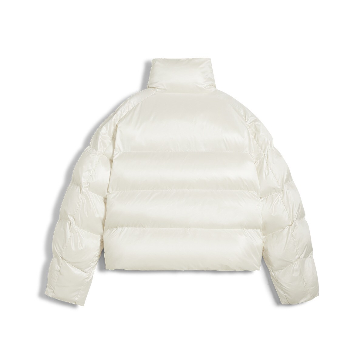 Casaco de Mulher Shiny Puffer Jacket Branco-5