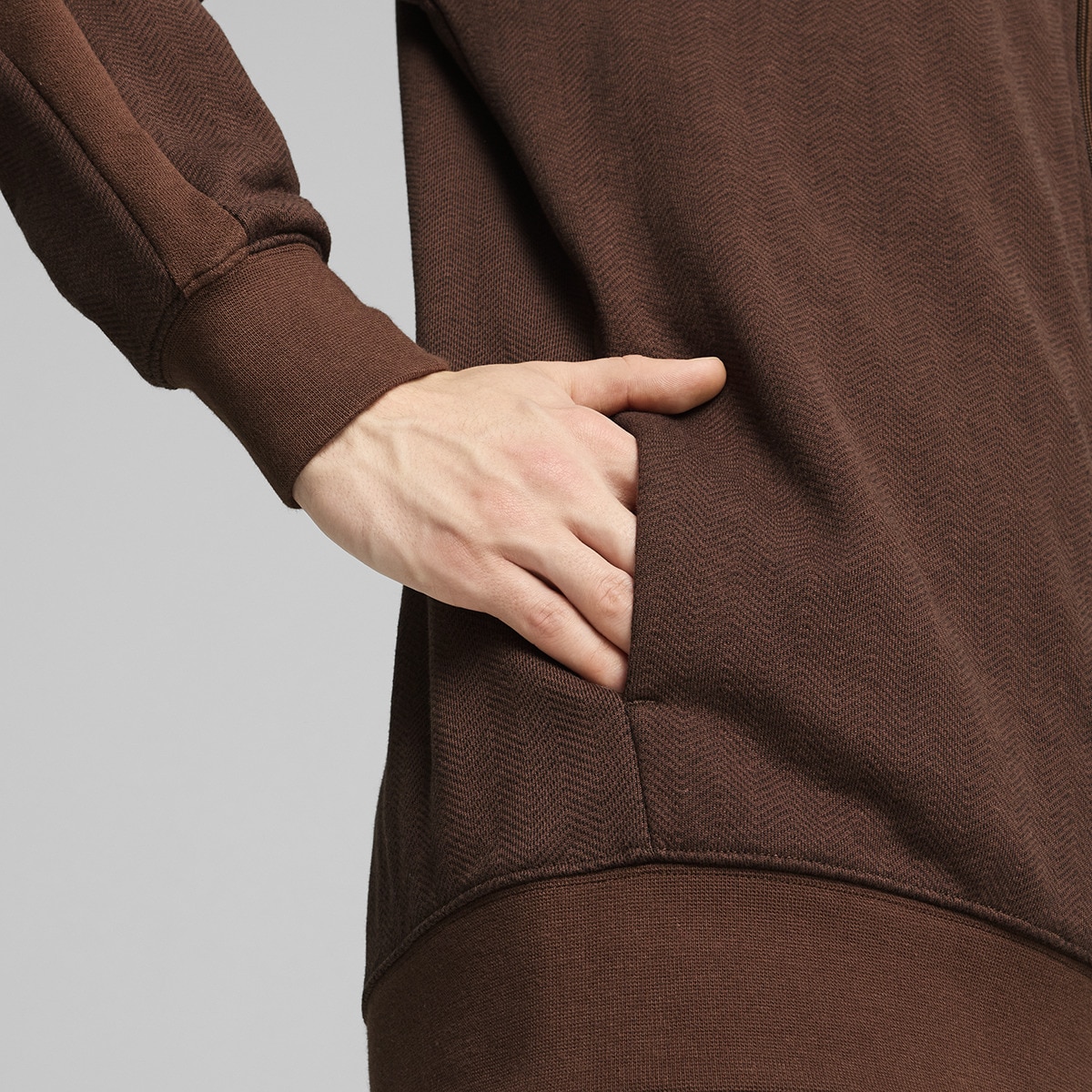 Casaco de Homem T7 Track Jacket Castanho-4