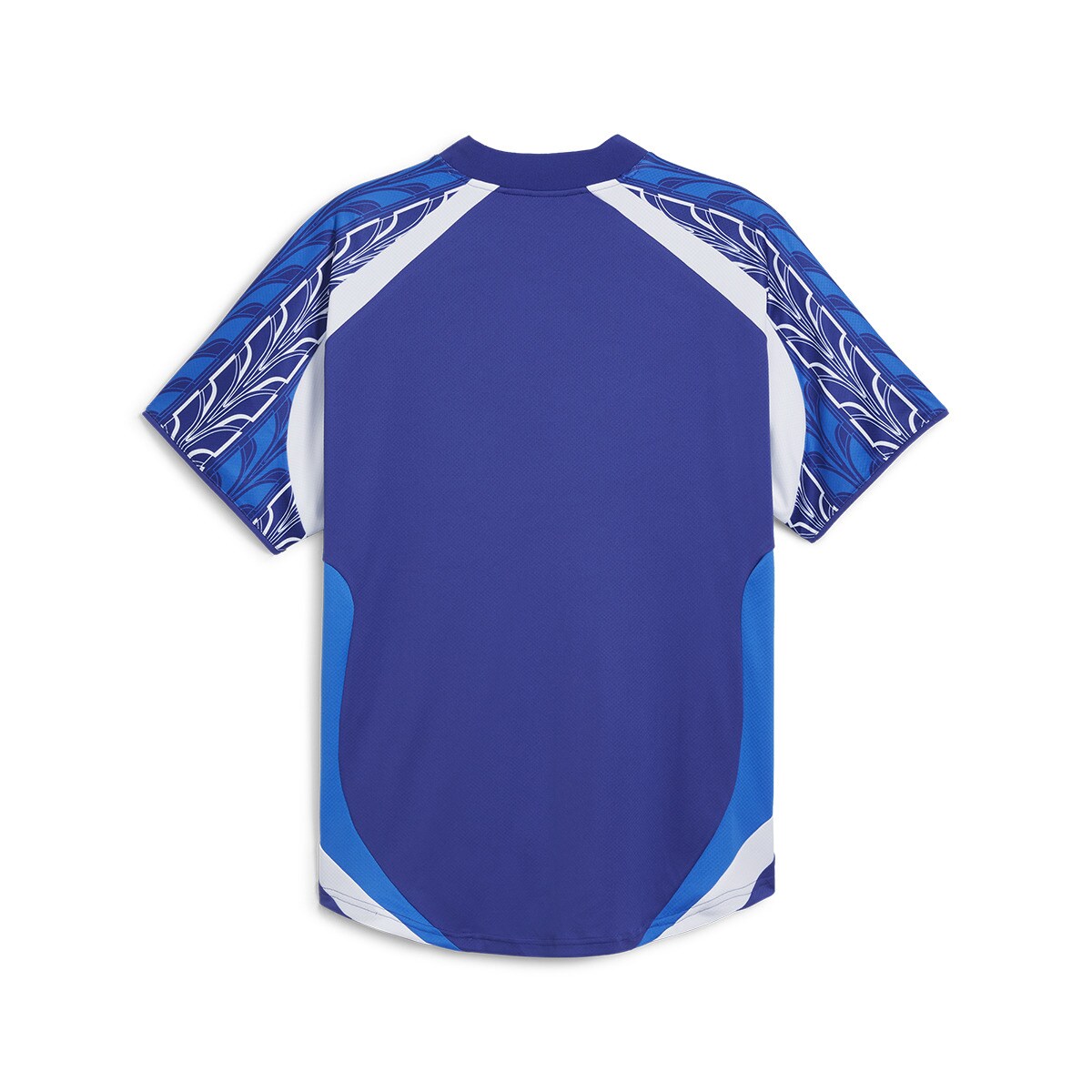 T-shirt de Homem Football Jersey Azul-7