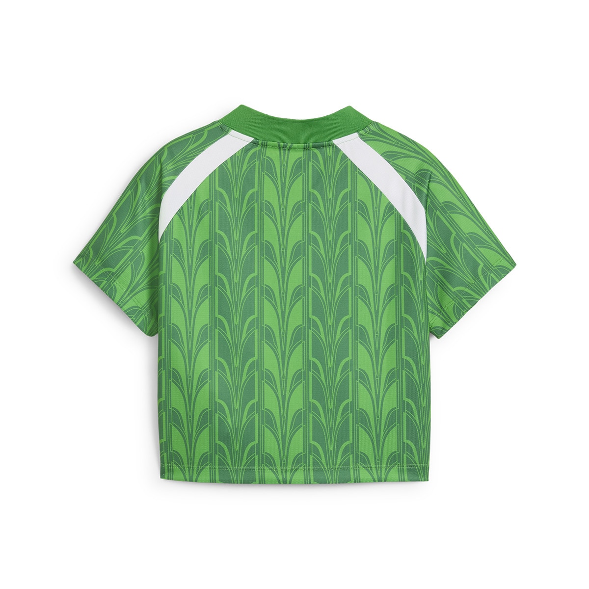 T-shirt de Mulher Football Jersey Baby Tee Verde-7