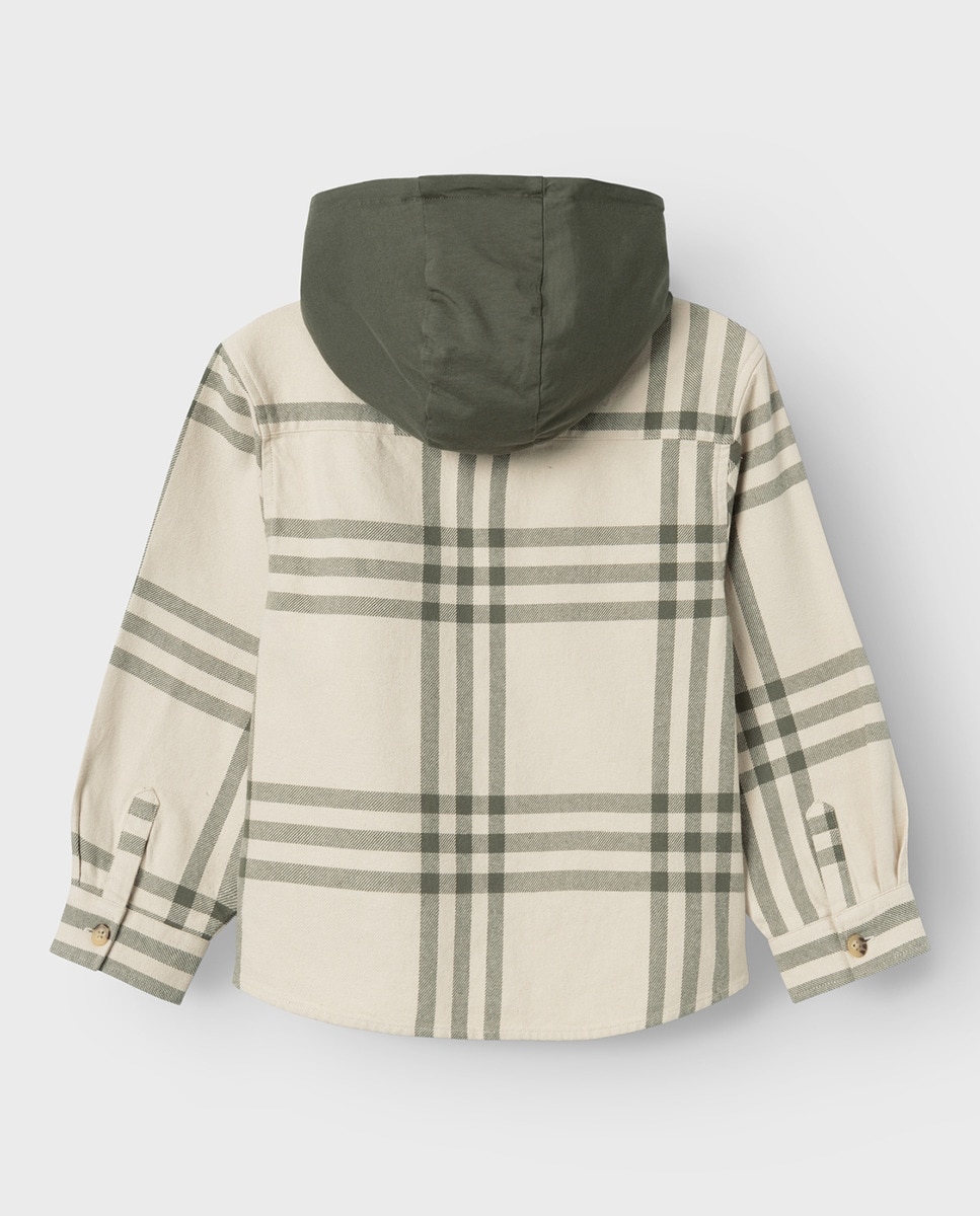 Sobrecamisa de Capuz Verde-2