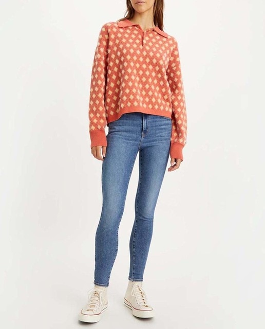 Imagen 0 de Vaquero pitillo de mujer 720 High Rise Super skinny