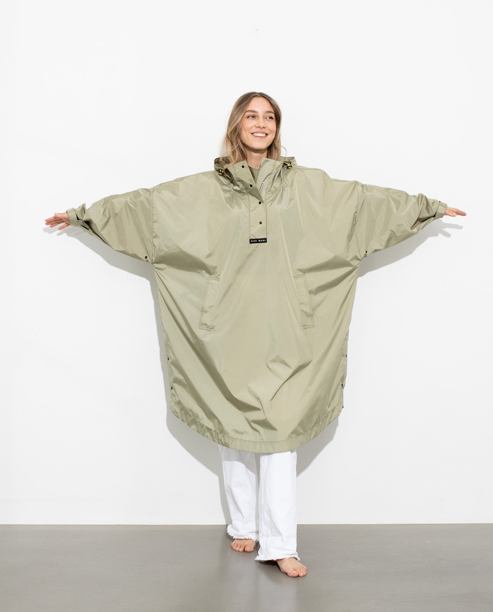 Impermeável Estampado Verde-claro-4