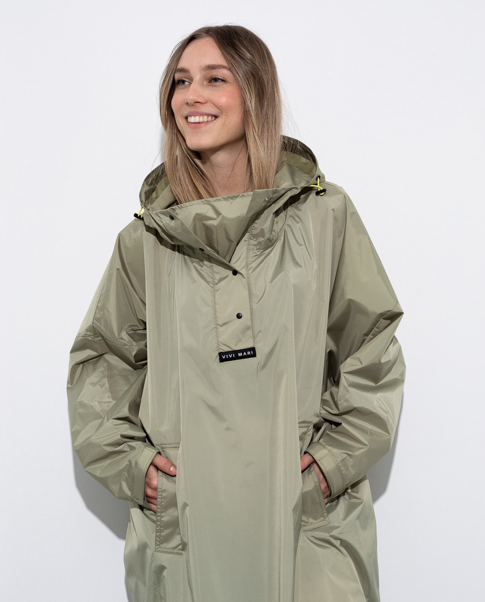 Impermeável Estampado Verde-claro-6