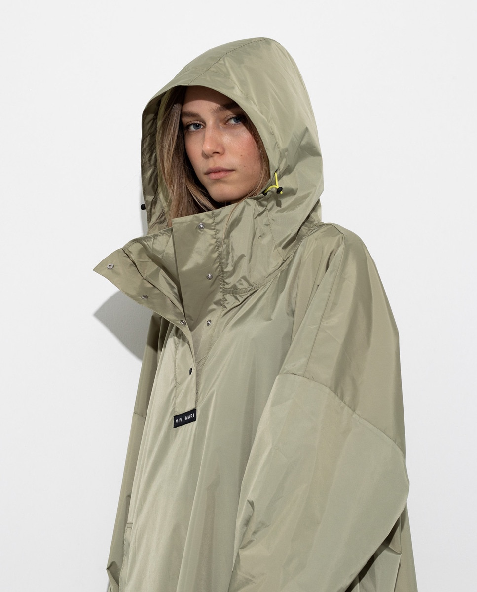 Impermeável Estampado Verde-claro-7
