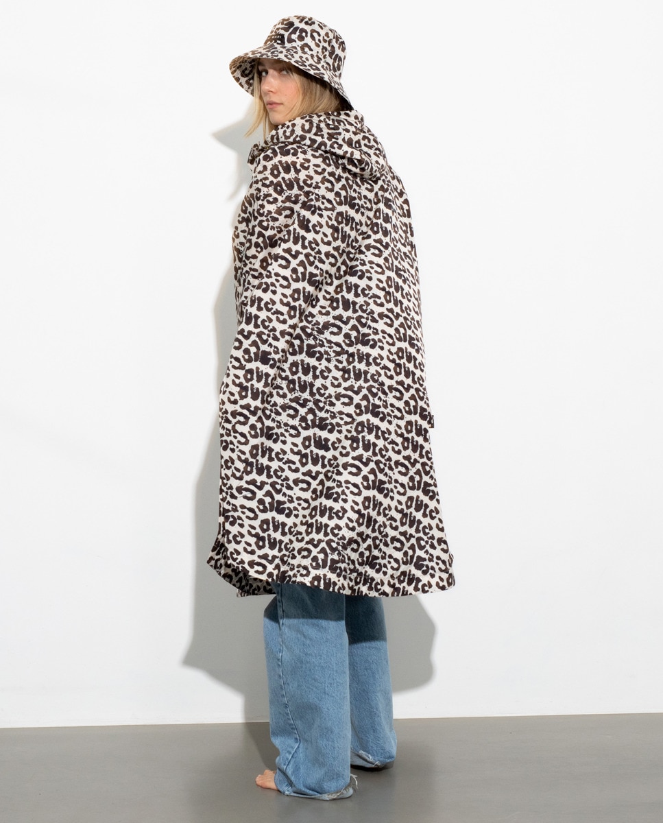 Impermeável Estampado Cru-4