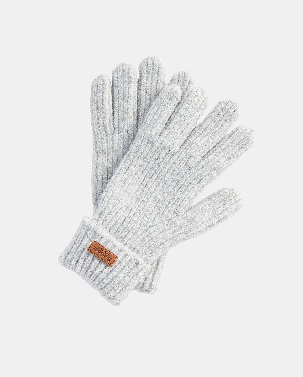 Luvas de Malha Cinzento-claro-2