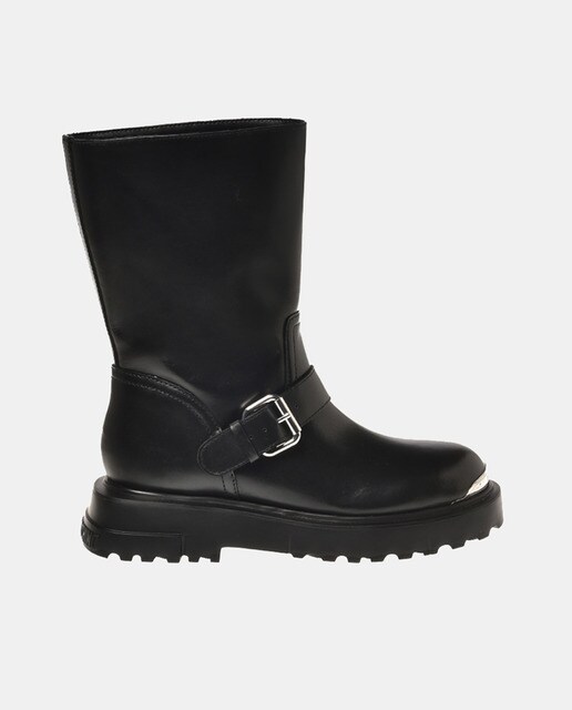 Imagem 0 de Botins Square Love Tipo Biker com Fivela