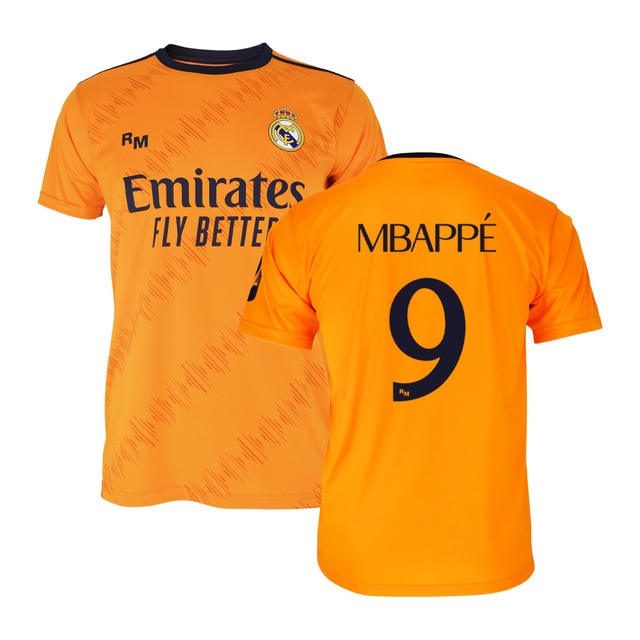 Imagem 0 de T-shirt Réplica Oficial do Segundo Equipamento de Futebol do Real Madrid C.F. - Mbappé