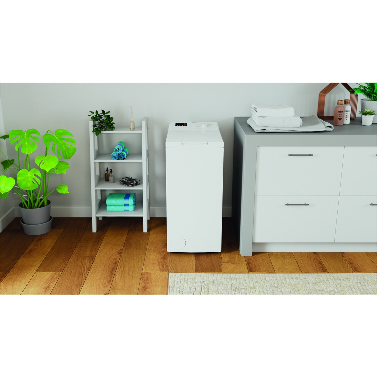 Lavadora carga superior Indesit 7 kg / 1.200 rpm - BTW S72200 SP/N Blanco-5