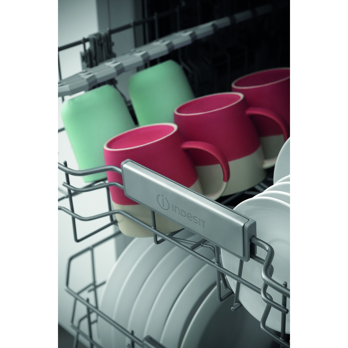 Lavavajillas Indesit 14 servicios, Bandeja Cubiertos, 60 cm - DFO 3T133 A F X Inox-15