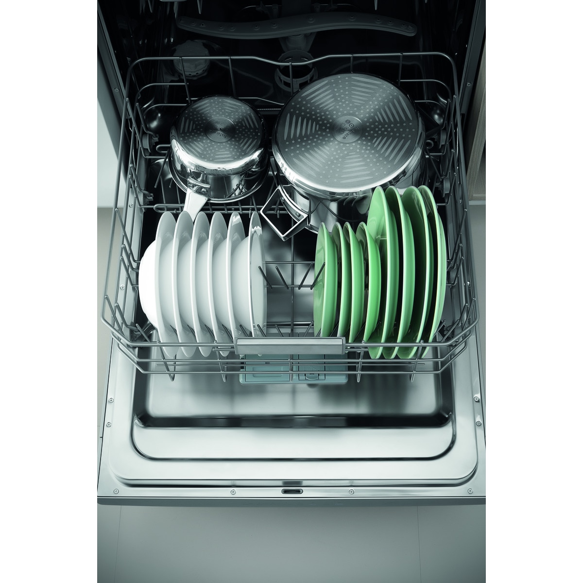 Lavavajillas Indesit 14 servicios, Bandeja Cubiertos, 60 cm - DFO 3T133 A F X Inox-2