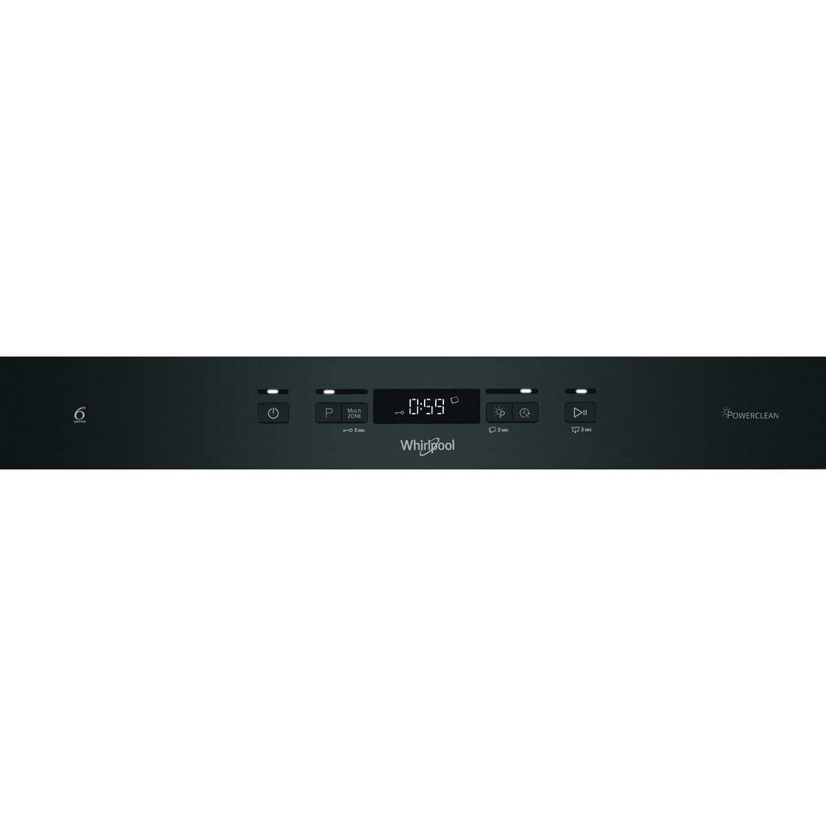 Lavavajillas Whirlpool 14 servicios, 8 programas, 60 cm - WFC 3C42 P X Inox-10