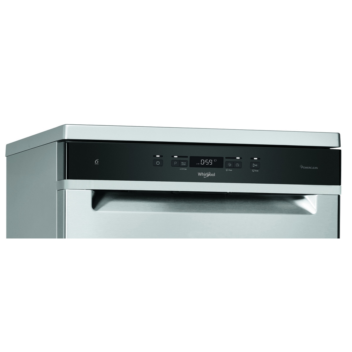 Lavavajillas Whirlpool 14 servicios, 8 programas, 60 cm - WFC 3C42 P X Inox-9