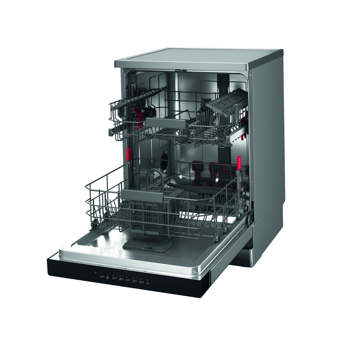 Lavavajillas Whirlpool 14 servicios, 8 programas, 60 cm - WFC 3C42 P X Inox-6