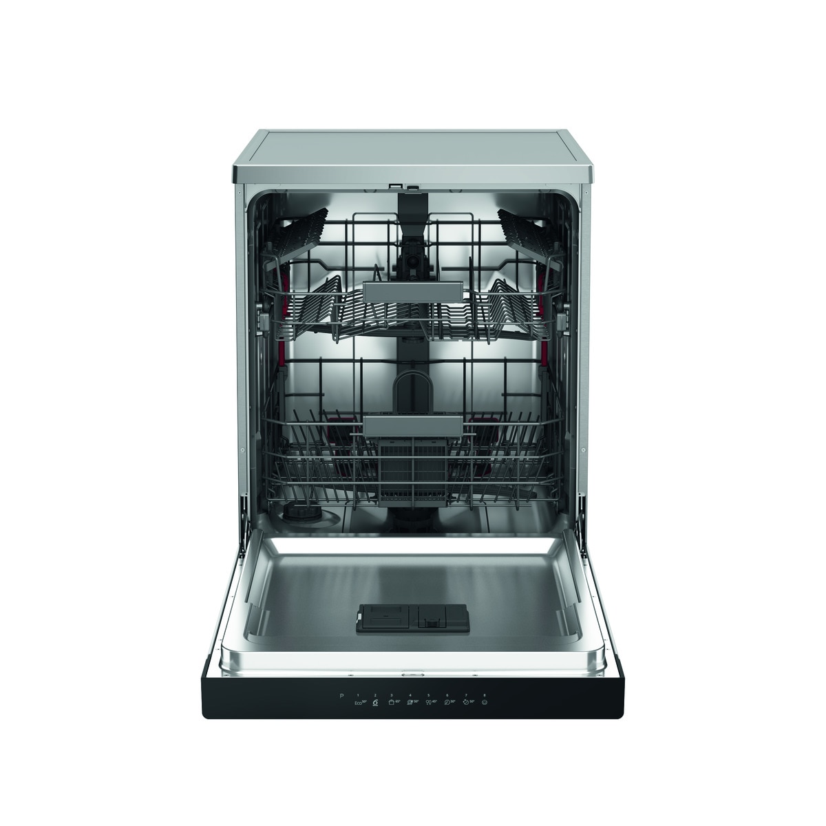 Lavavajillas Whirlpool 14 servicios, 8 programas, 60 cm - WFC 3C42 P X Inox-5
