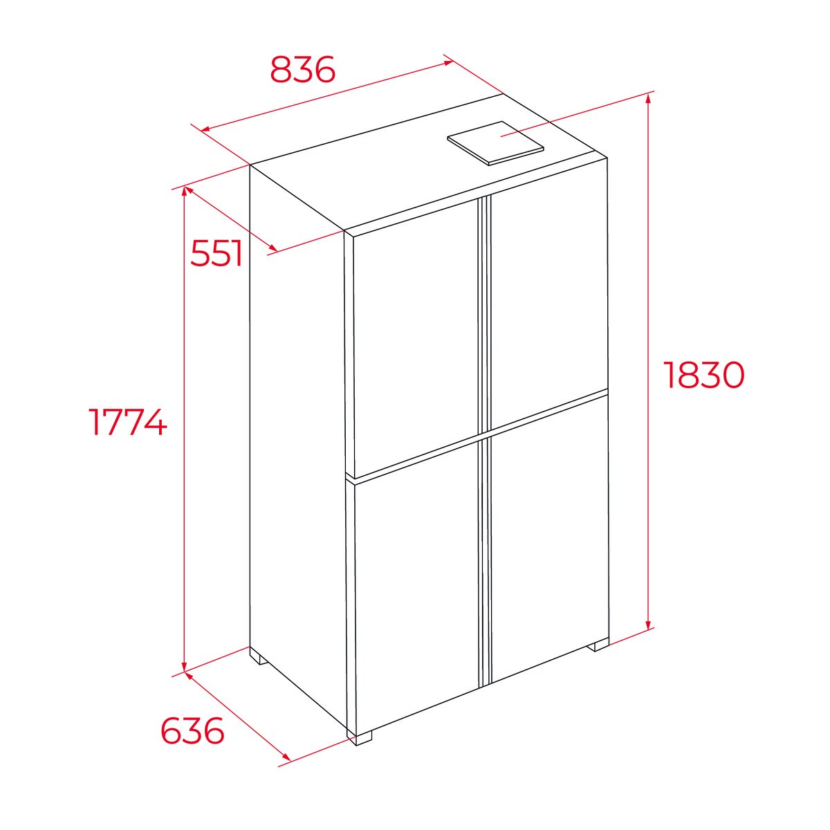 Frigorífico combi Teka Motor Inverter, LongLife No Frost- RMF 75820 GBK Acero Inox-5