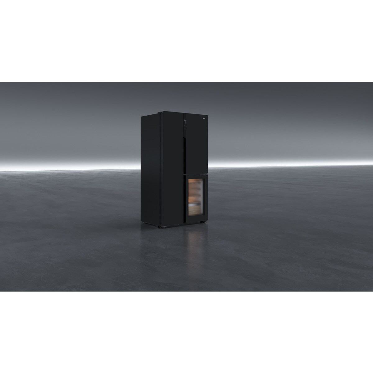Frigorífico americano Teka Motor inverter, con vinoteca integrada - RLF 85950 GBK Cristal negro-6