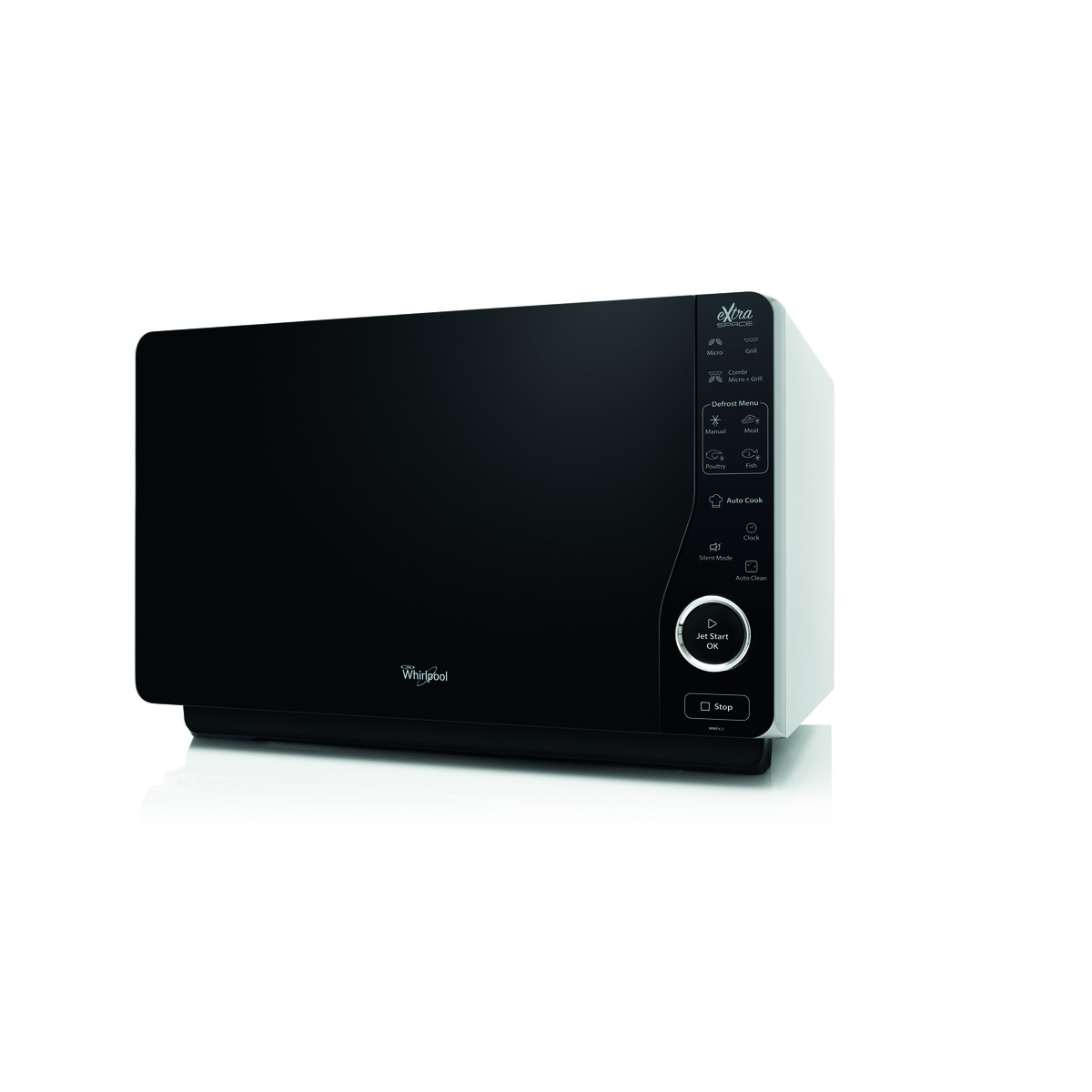 Microondas  Whirlpool sin plato giratorio - MWF 421 SL Silver-3
