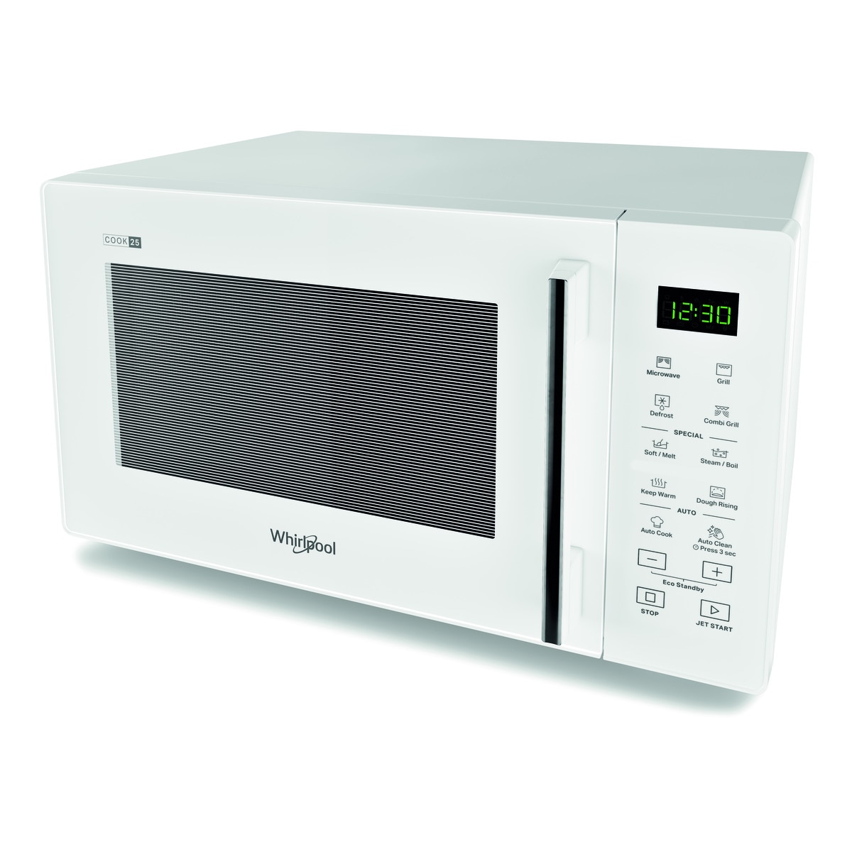 Microondas Whirlpool 25 litros y grill - MWP 254 W Blanco-4
