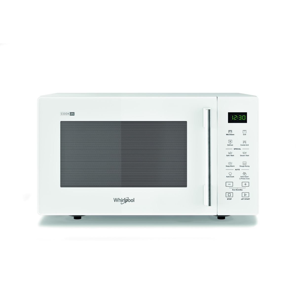 Microondas Whirlpool 25 litros y grill - MWP 254 W Blanco-2