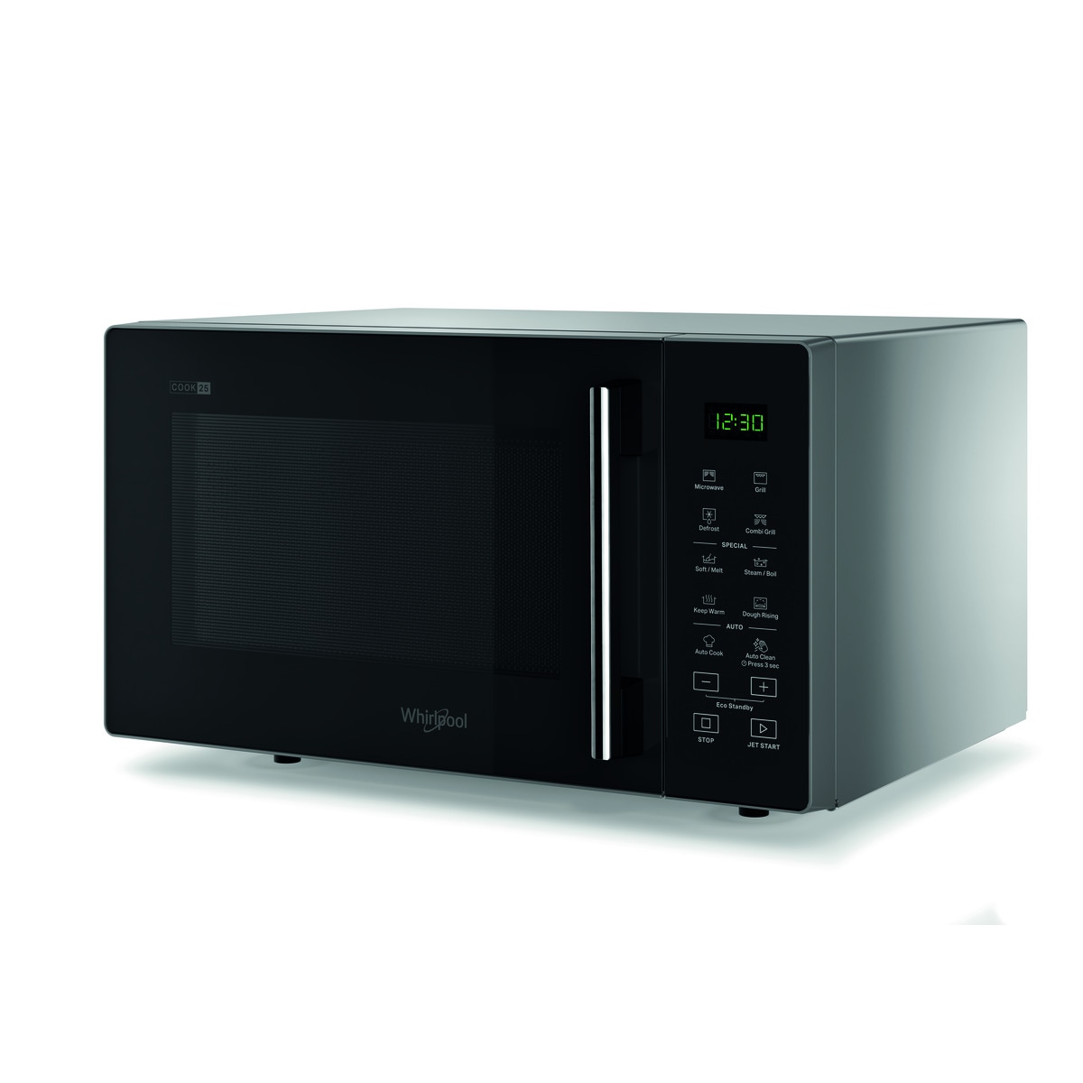 Microondas  Whirlpool 25 litros y grill - MWP 254 SB Inox / Negro-5