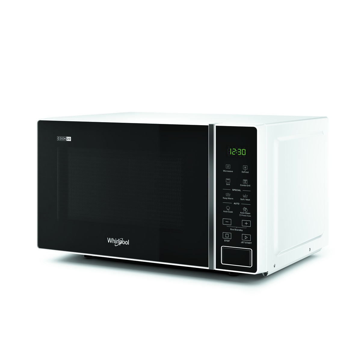 Microondas Whirlpool 20 litros y grill - MWP 203 W Blanco-4