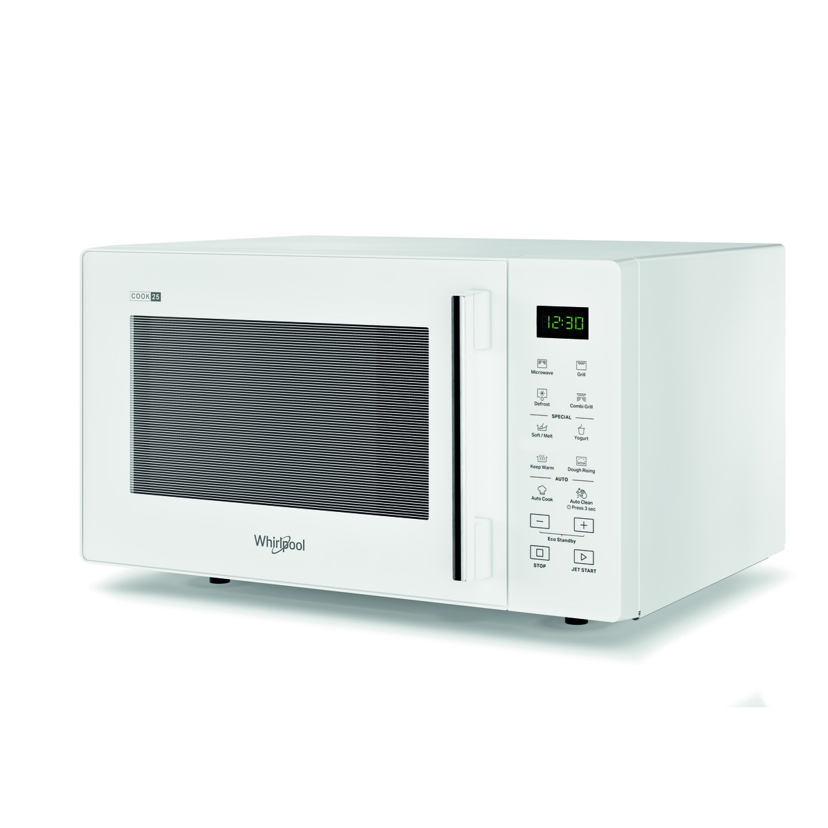 Microondas Whirlpool 25 litros y grill - MWP 253 W Blanco-3