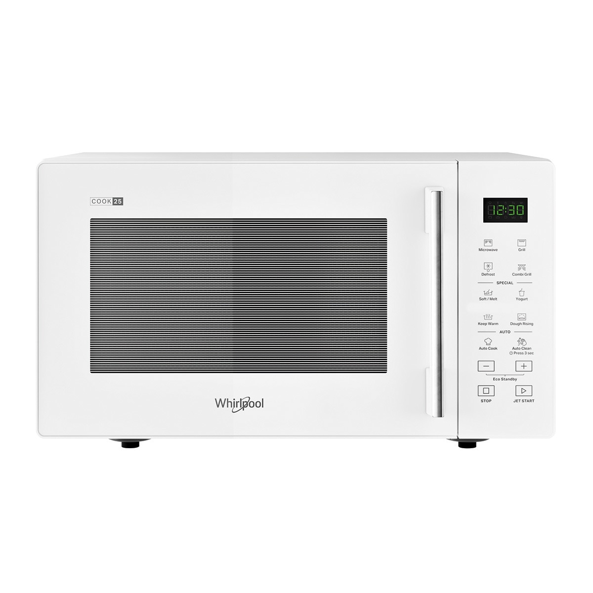 Microondas Whirlpool 25 litros y grill - MWP 253 W Blanco-1