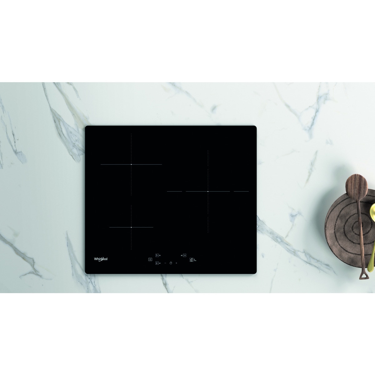 Placa inducción Whirlpool 6th Sense - WS Q5760 NE Negro-7