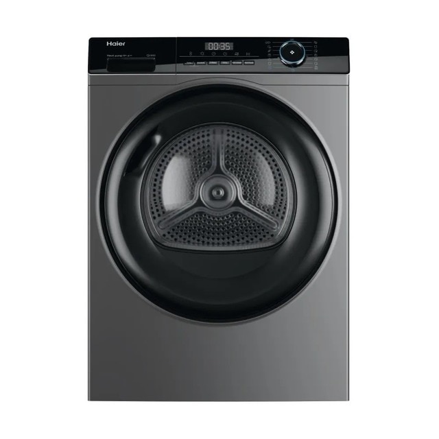 Imagem 0 de Máquina de Secar Roupa Haier I-Pro Série 3 HD90-A3939R-S Bomba de Calor Inverter e de 9 Kg - Antracite