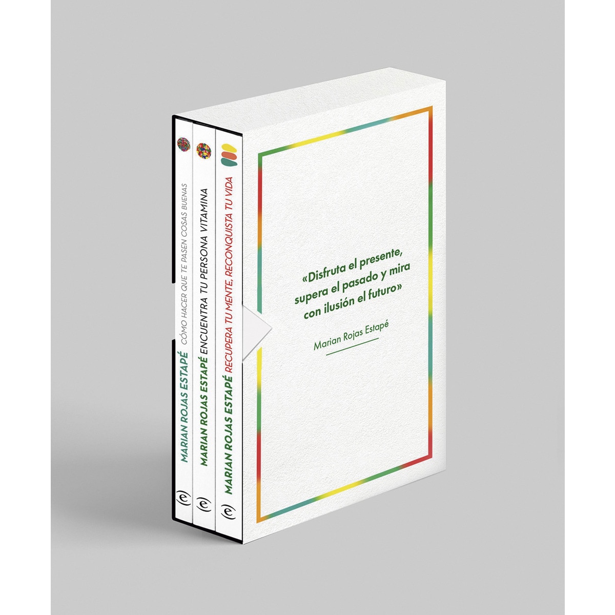 Estuche Marian Rojas Estapé: Cómo hacer que te pasen cosas buenas + Encuentra tu persona vitamina + Recupera tu mente, reco (Tapa blanda con solapas) 2
